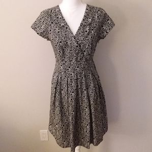 Mile Cabrielle Black/White Geometric Dress